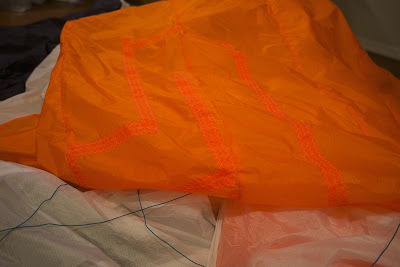 Dudek Nemo paraglider repair by windfire designs