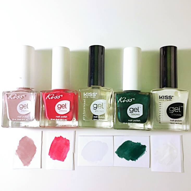 Kiss Gel Strong Nail Polish Collection Swatches