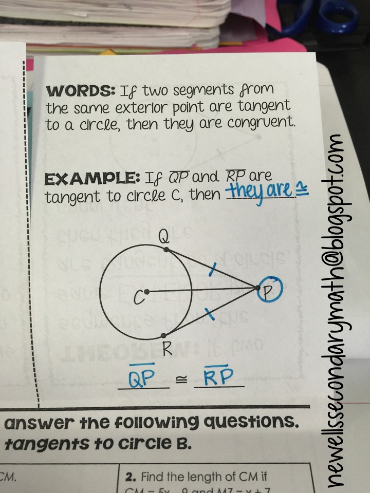 Circle Basics Unit (Part 1) | Mrs. Newell's Math