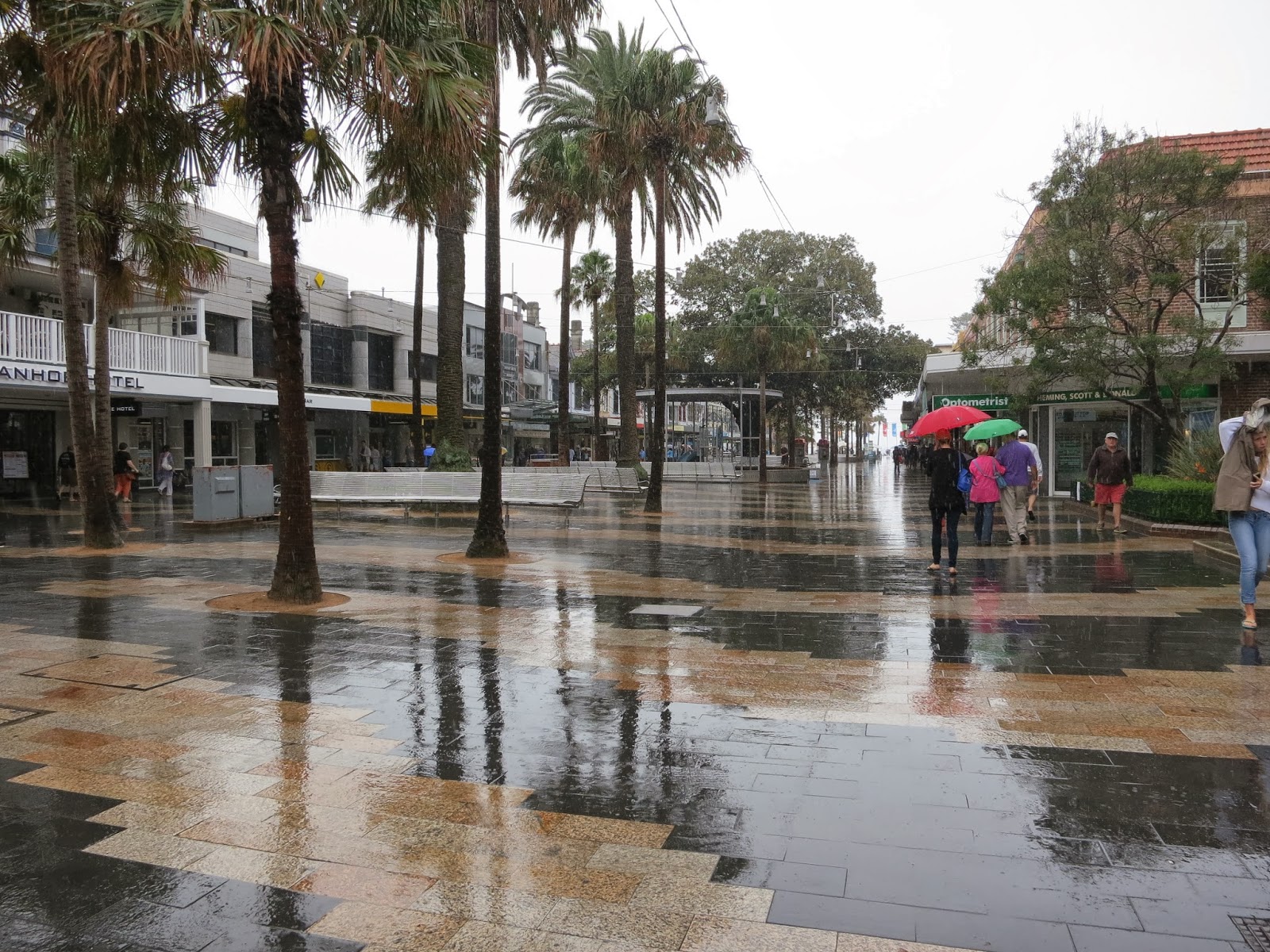 Sydney Australia Rainy Day in Manly