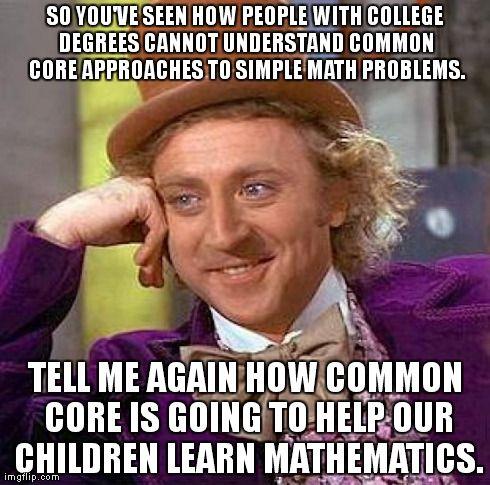 Common Core Math Meme