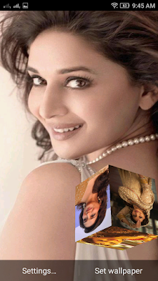 Madhuri Dixit 3D live Wallpaper For Android Mobile Phone