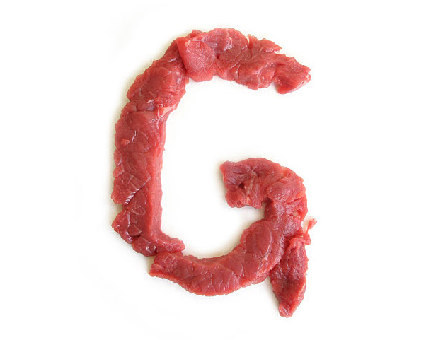 raw meat alphabet
