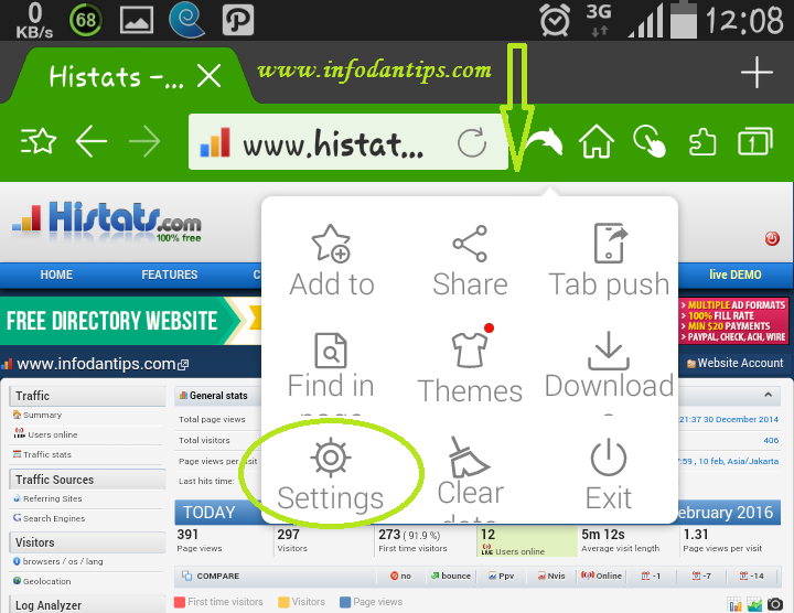 Cara Agar Browser Support Flash Serta Memiliki Tampilan Seperti Desktop