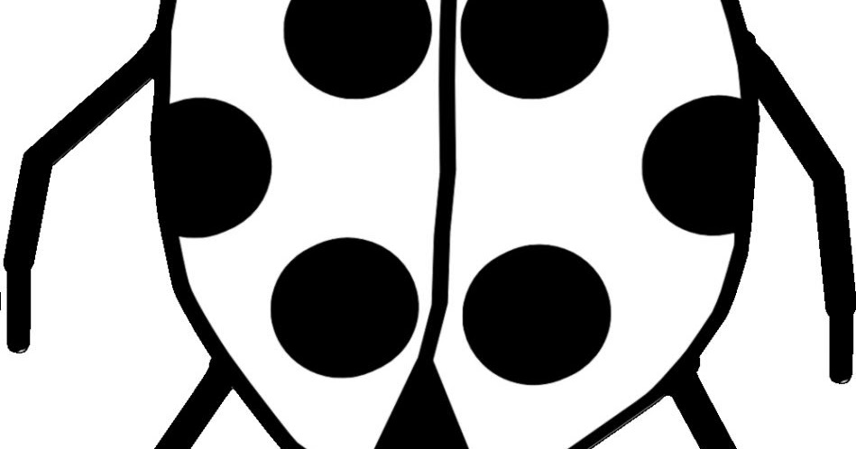 free black and white ladybug clipart - photo #26