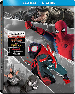 Spider Man Four Movie Collection Bluray Steelbook