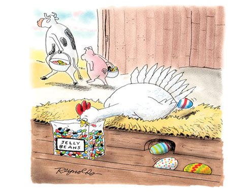 Plowing Through Life: Easter Cartoons