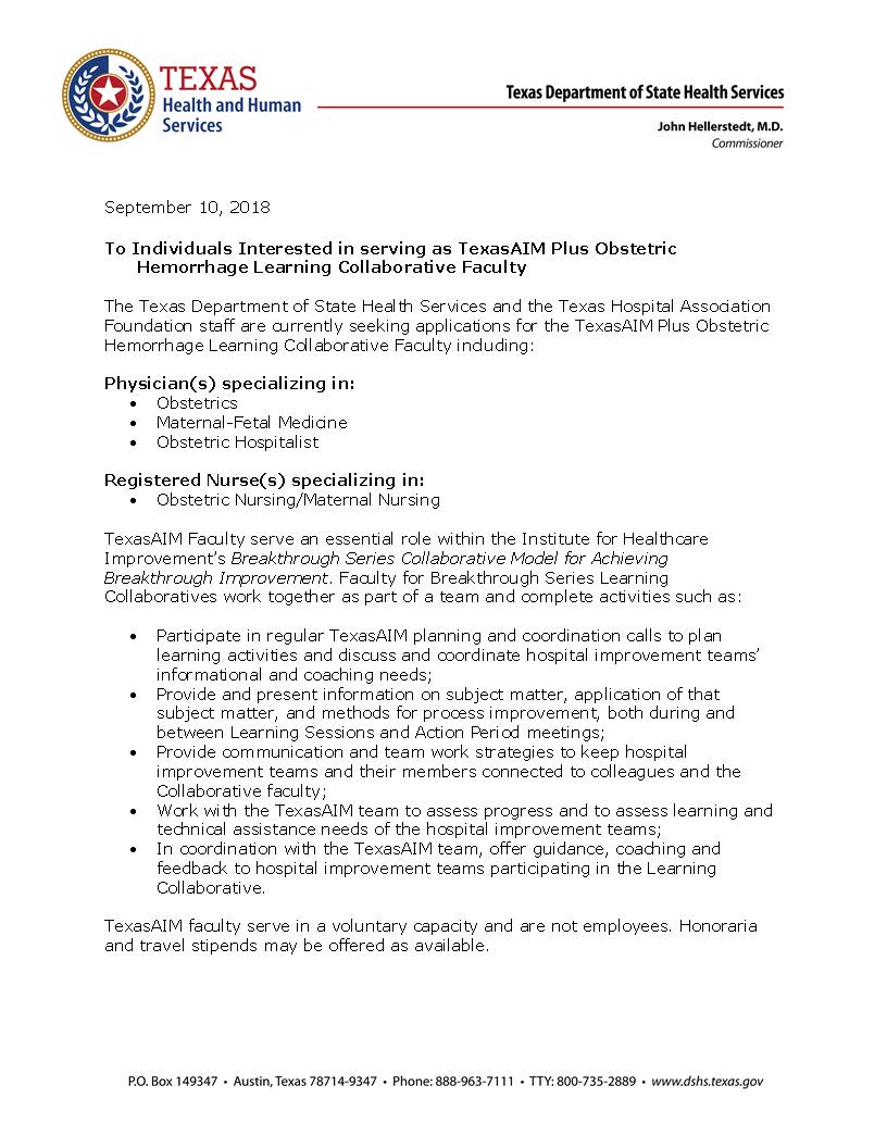 Bexar County Medical Society Texas HHS AIM Plus