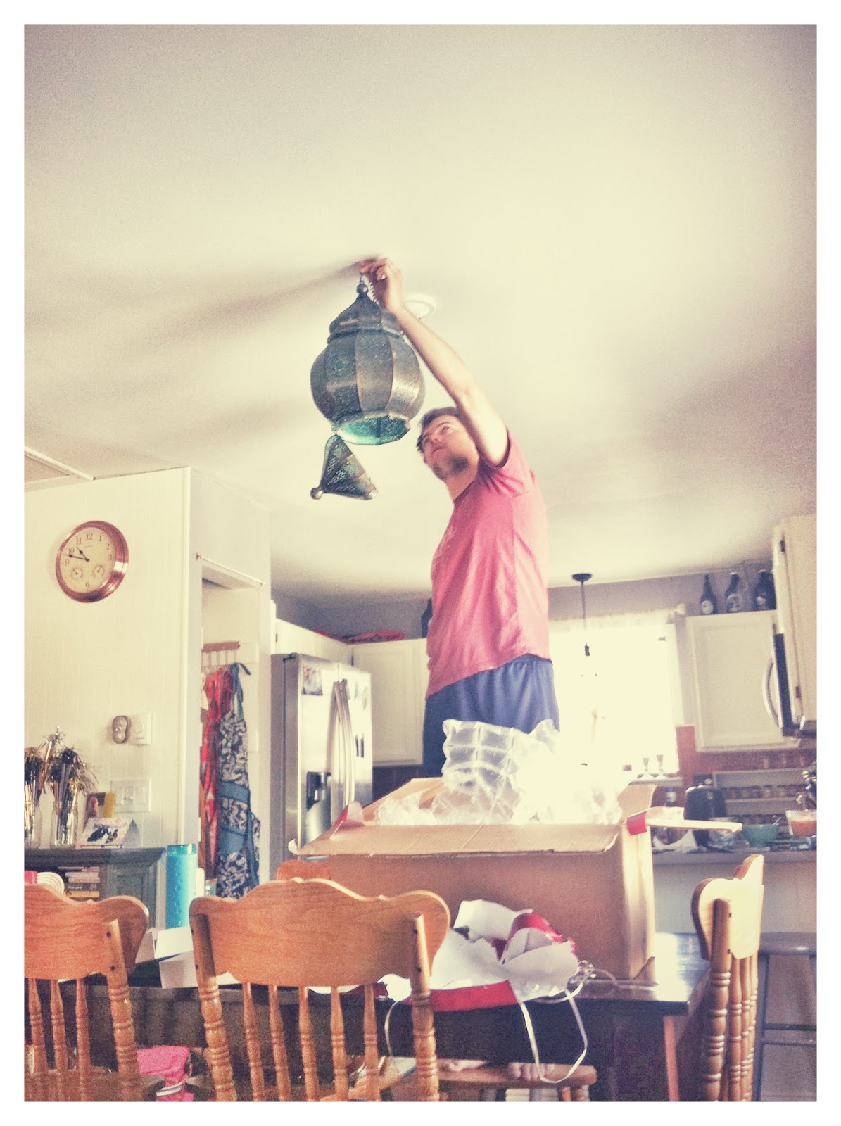 The Burrow : DIY Light Fixture