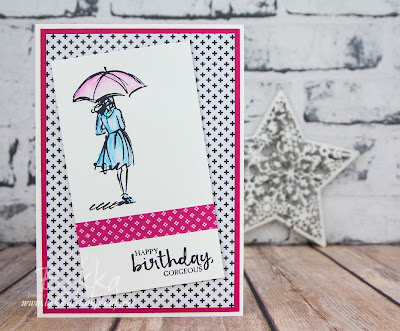 April Showers Beautiful You Birthday Card - buy everything to make this card here