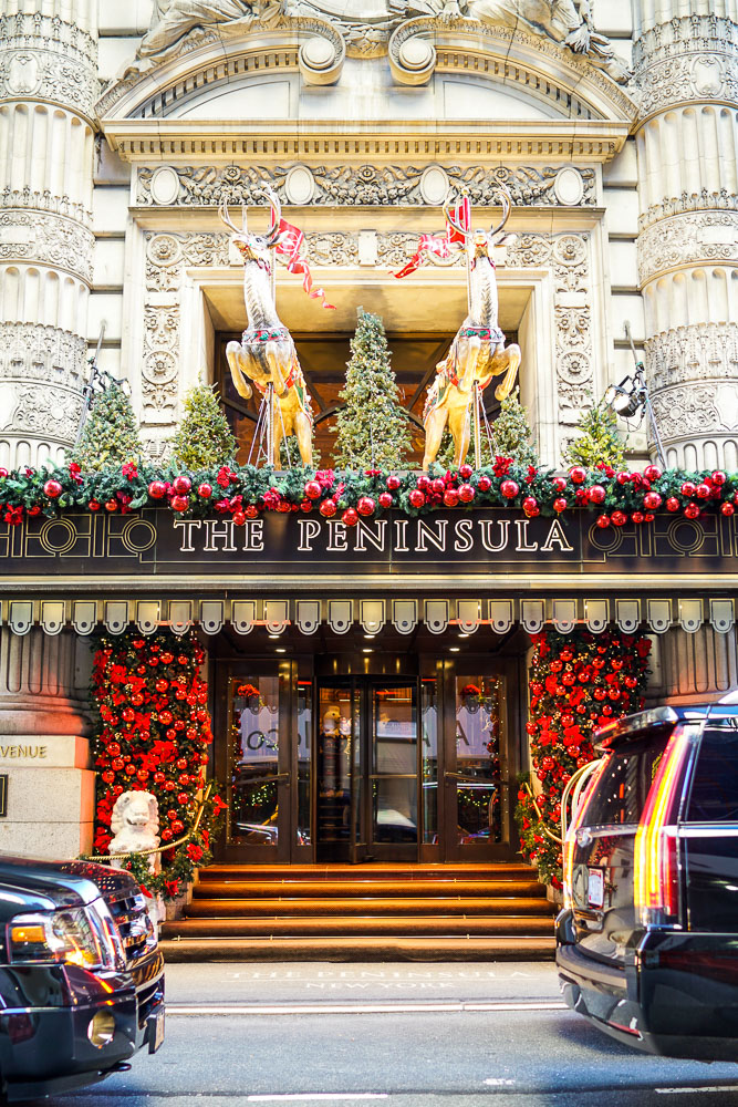 The Peninsula New York NYC Christmas New York City Fashion and