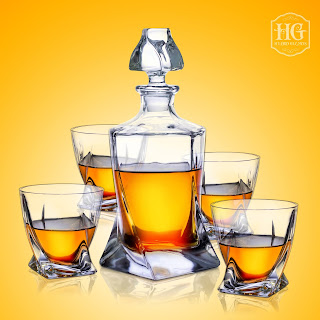 glass alcohol container personalized whiskey decanter