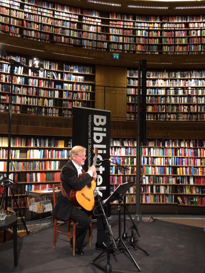 Ulf Bagge på Stockholms stadsbibliotek.