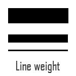 design element - line weight