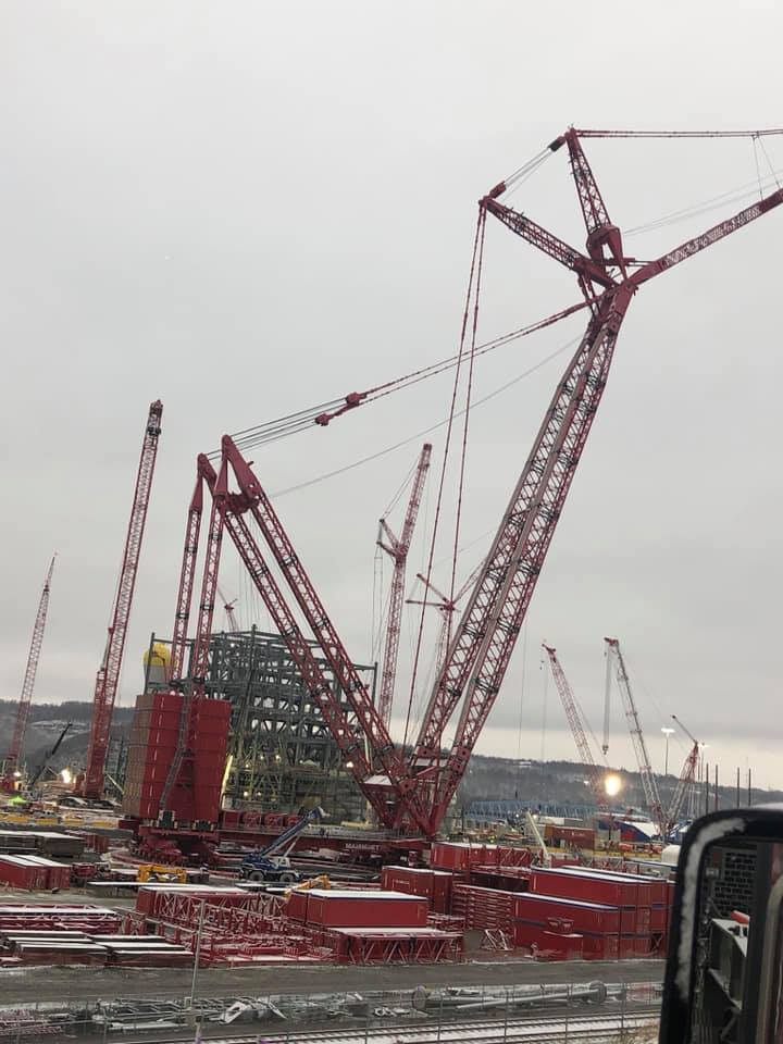 Towns and Nature Monaca, PA Shell building a polyethylene plant on