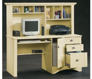 plans for homemade computer desk and hutch