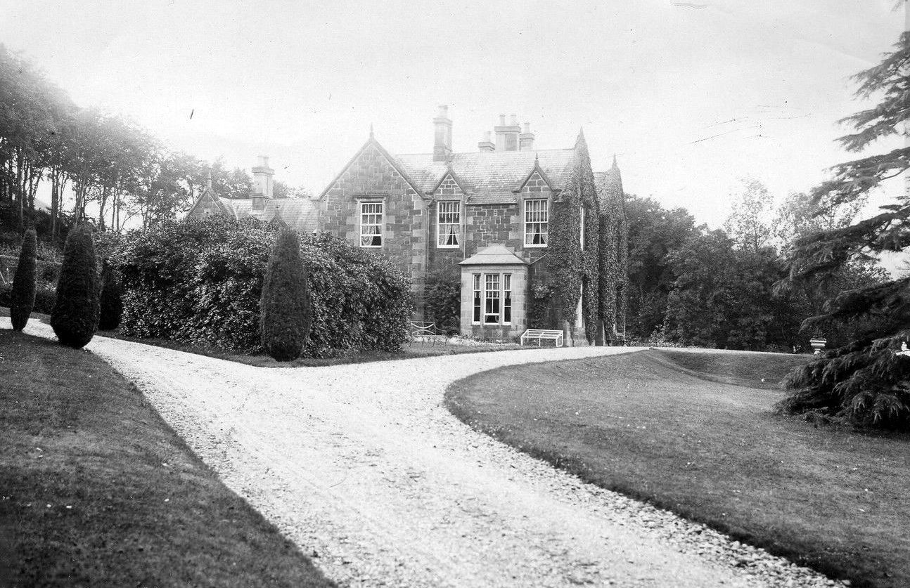 Tour Scotland Old Photograph Parkhill House Newburgh Fife Scotland