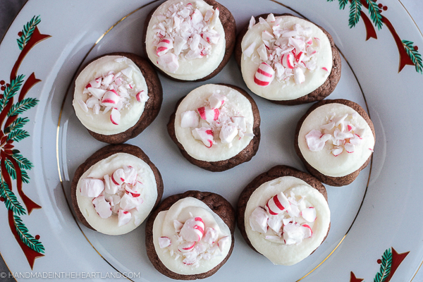 How to make chocolate peppermint pudding cookies