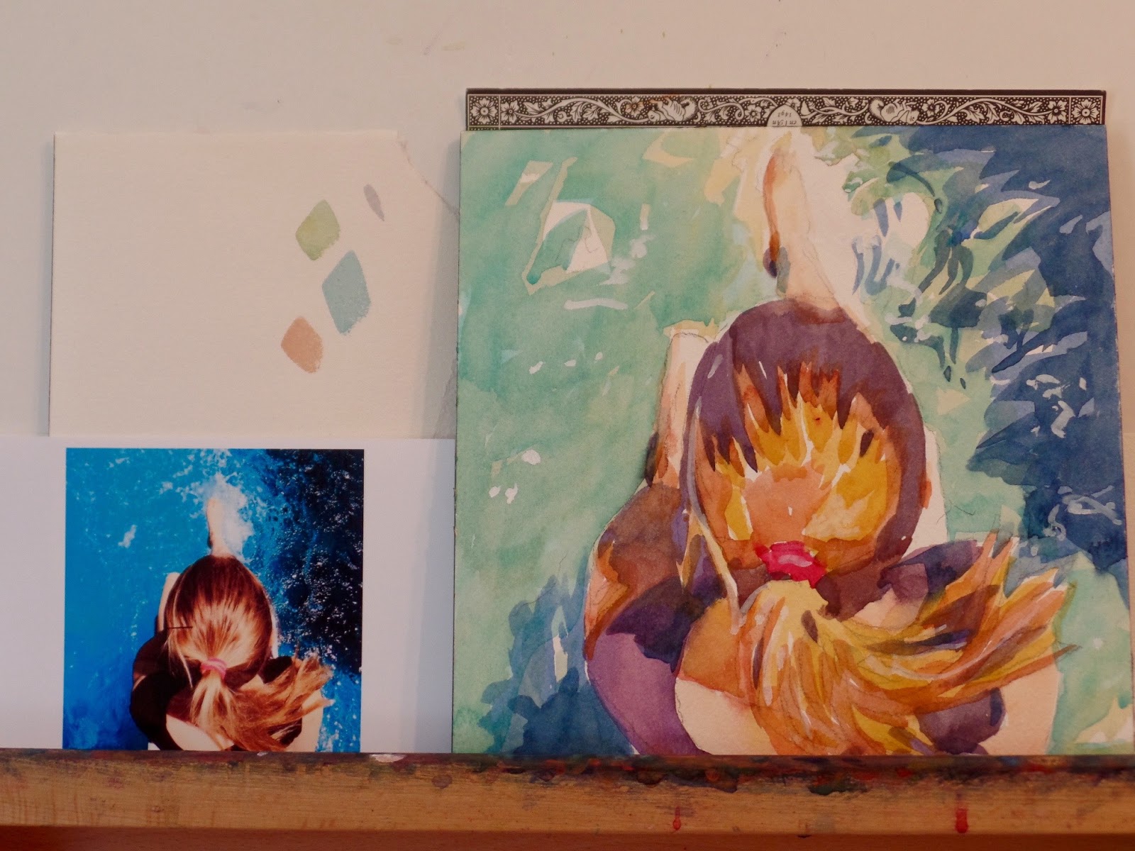 Jo mackenzie 3 steps to paint a swimmer