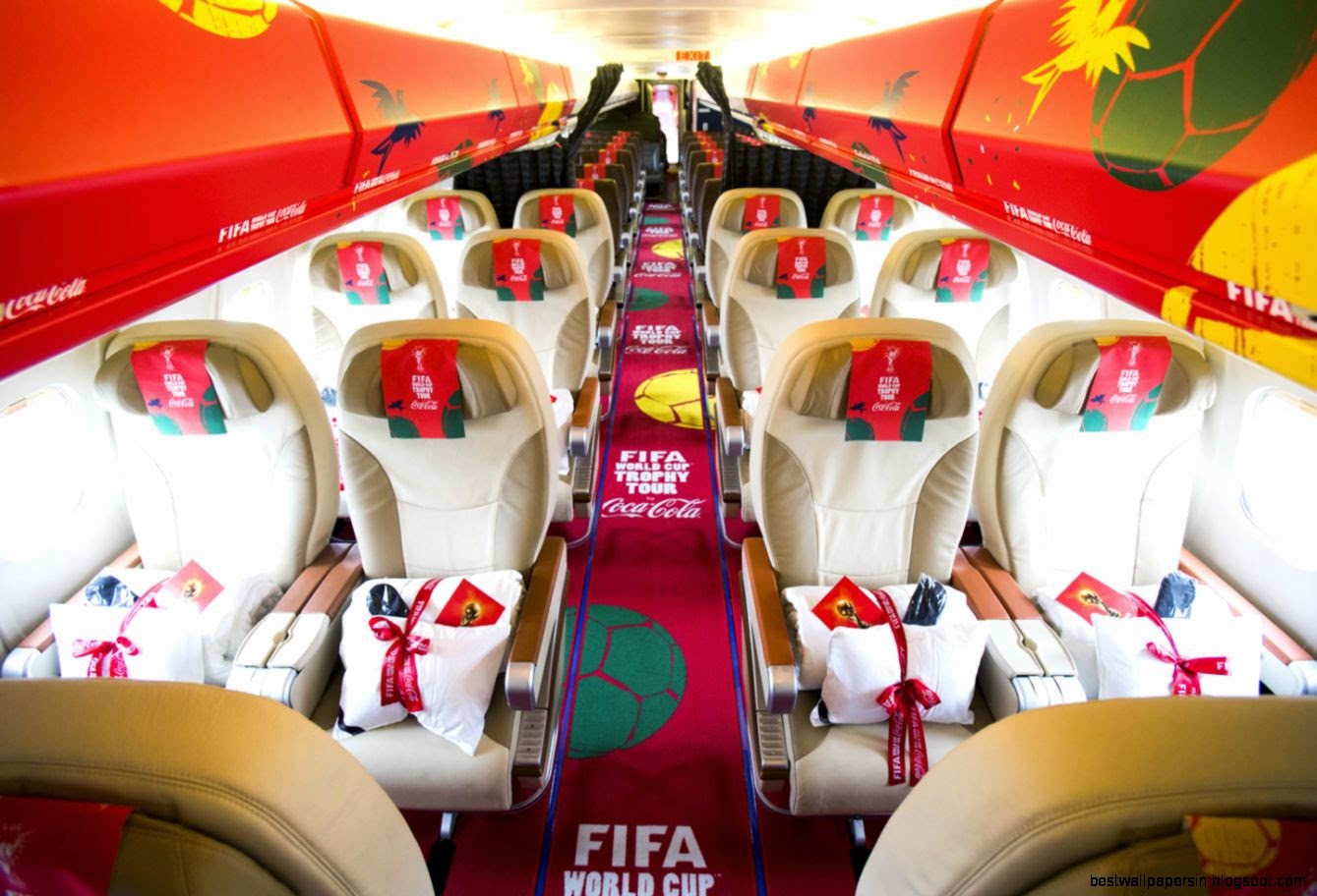 Up Close FIFA World Cup Trophy Tour Plane The Coca Cola Company