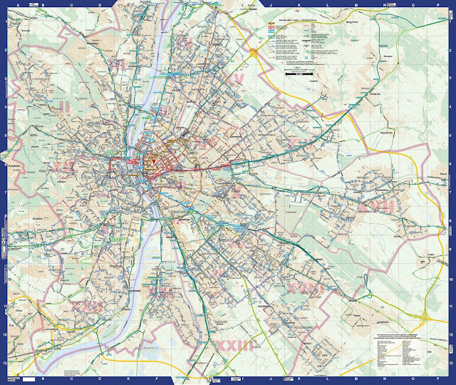 Budapeste map