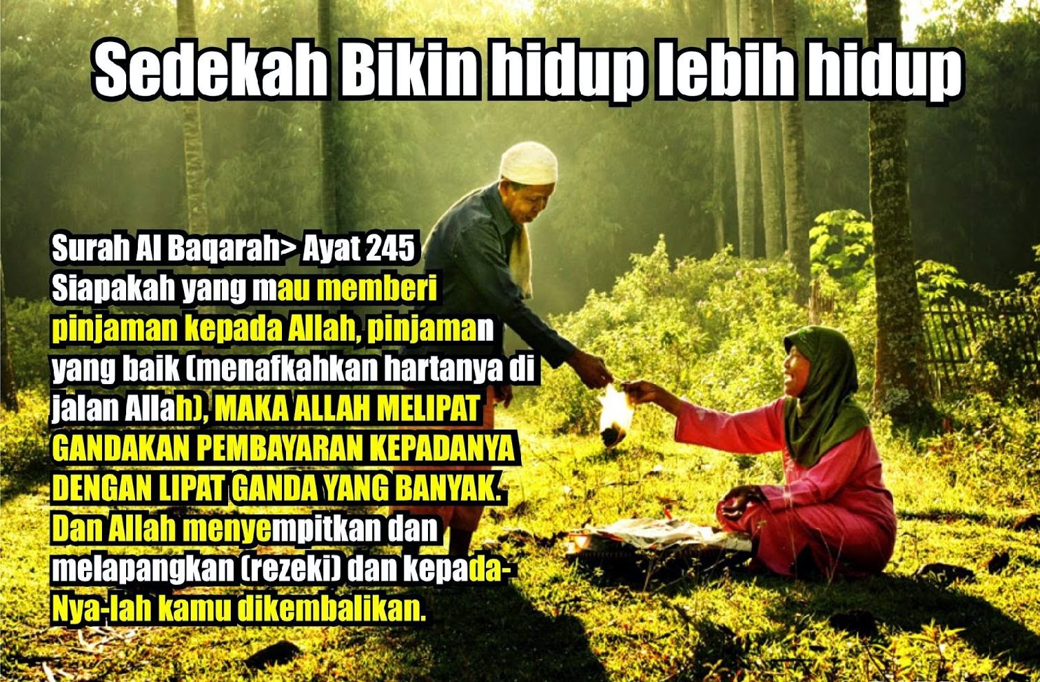 MASYA ALLAH !! JANGAN PERNAH RAGU UNTUK BERSEDEKAH