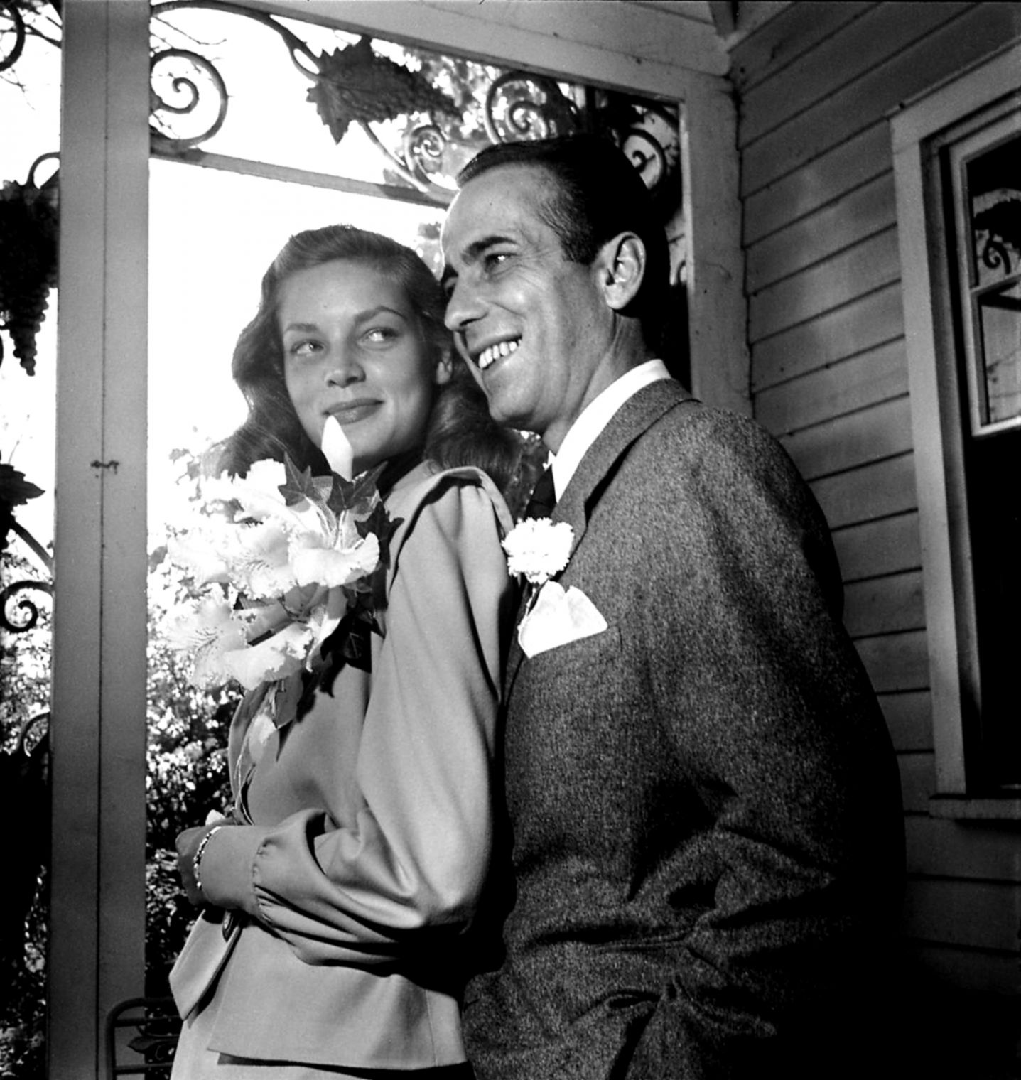 Humphrey Bogart Lauren Bacall Wedding
