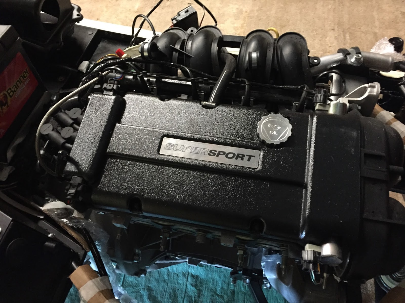 Caterham Seven Build! Engine install