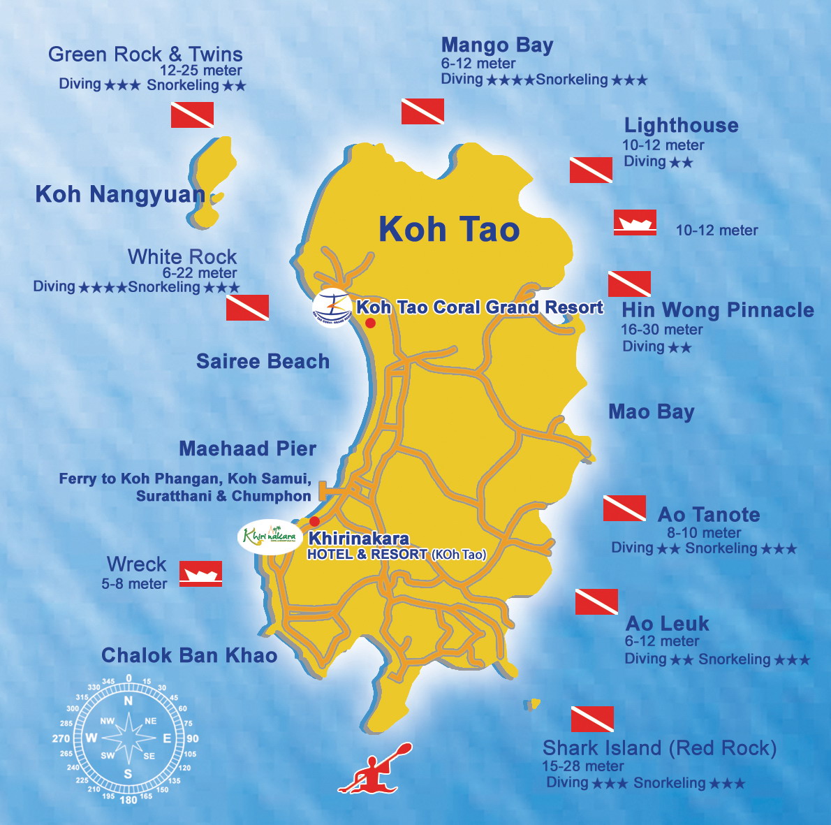 World Visits Koh Tao Famous Island In Thailand