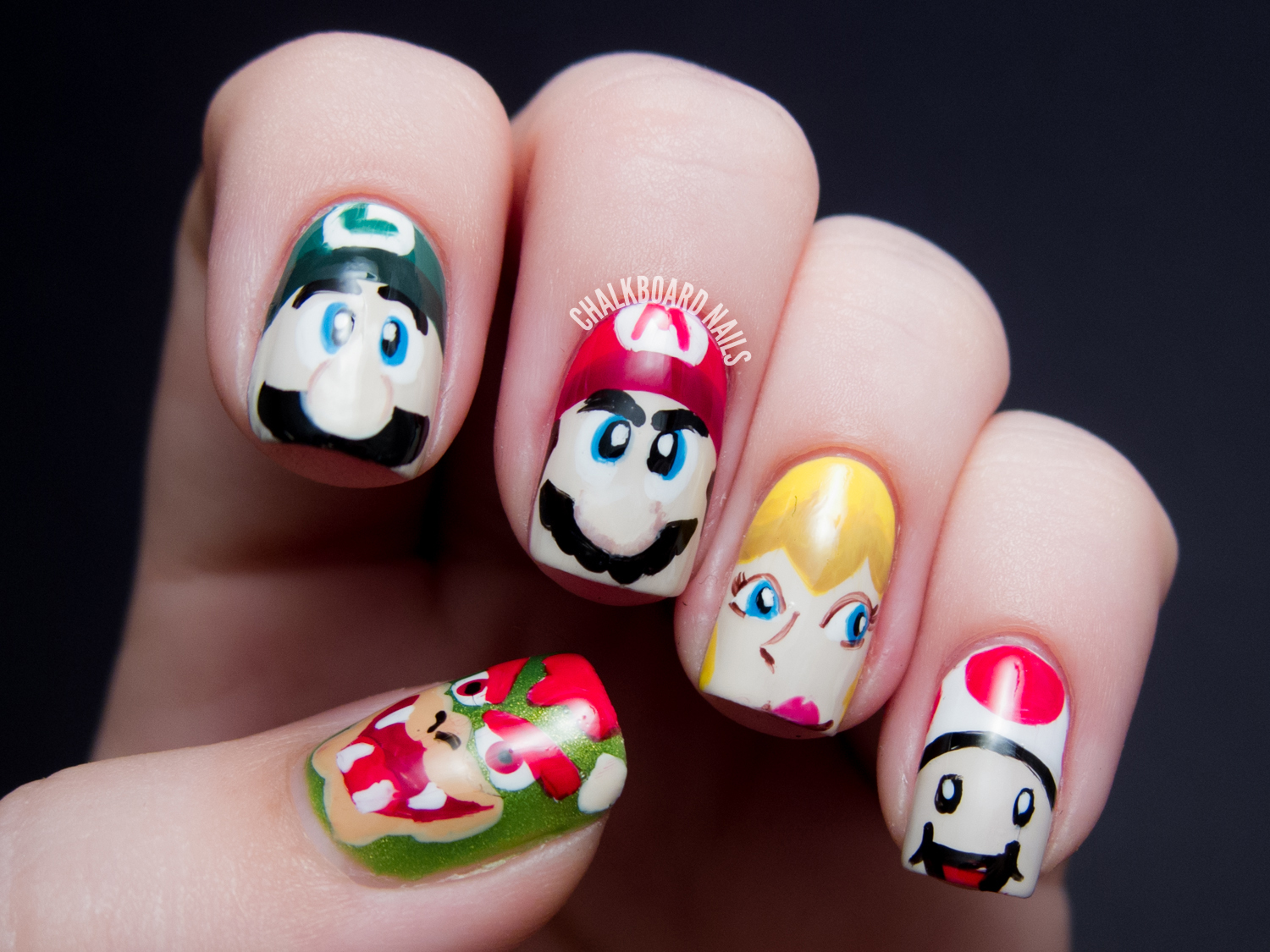 7. Cartoon and Character Nail Designs for Girls - wide 6