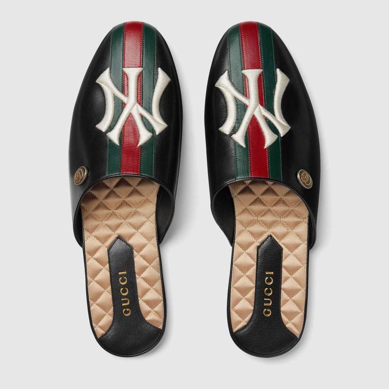 Take Me Out To The Ballgame (In Style): Gucci Leather NY Yankees ...