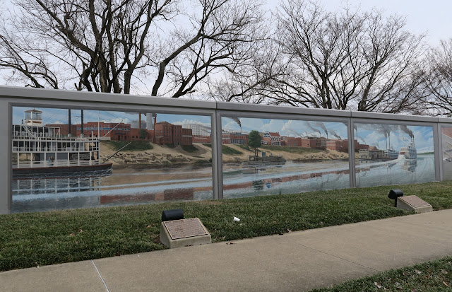 Paducah - Murals on flood walls