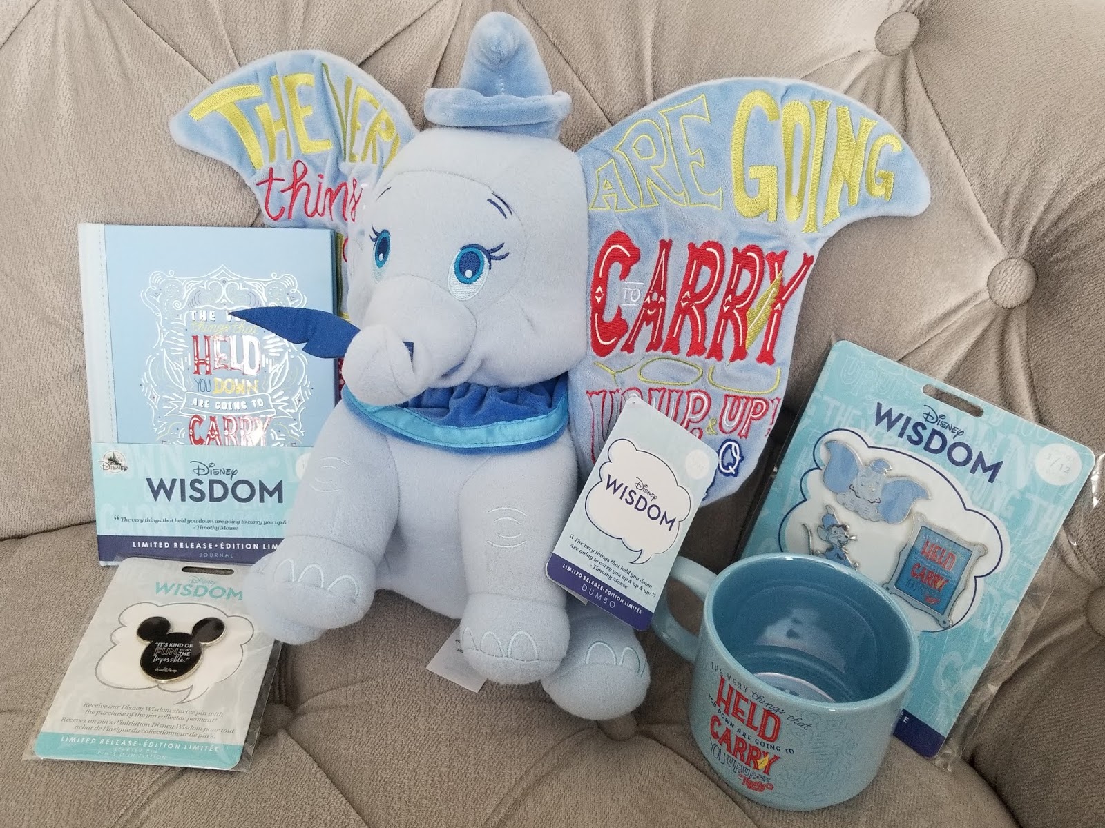 disney dumbo wisdom plush