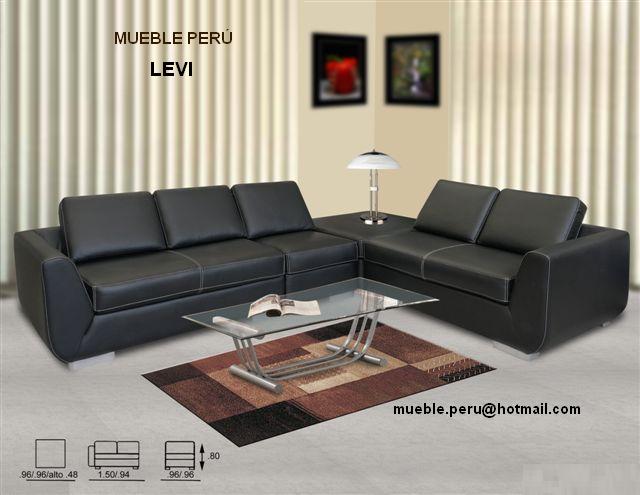 8090 moderno sofá de cuero genuino de las imágenes de  - imagenes de muebles finos