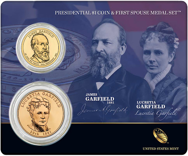 President James Garfield & First Spouse Lucretia Garfield