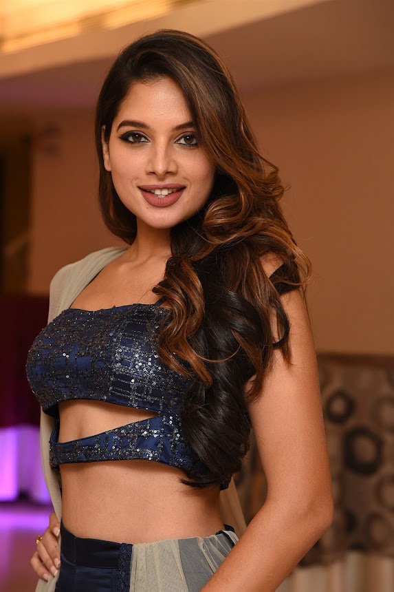 Tanya Hope at Udhgarsha Trailer Launch