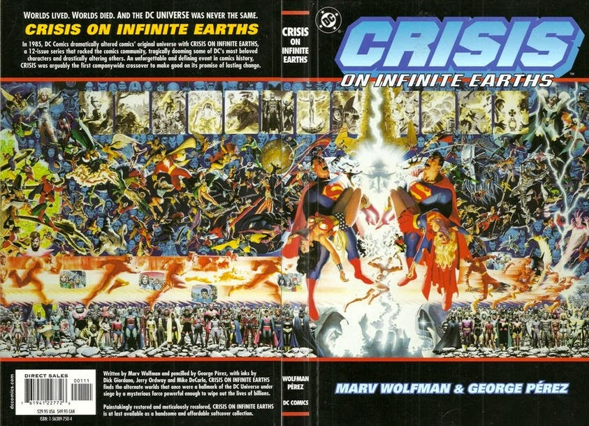 MYSTERY COMICS: Critique 60 : CRISIS ON INFINITE EARTHS, de Marv