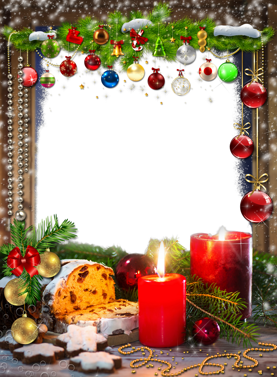 Marcos de fotos de navidad orientación vertical. ~ Marcos Gratis para