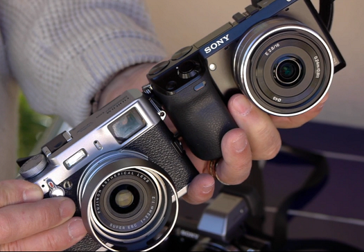 sony nex-7 vs fuji x100