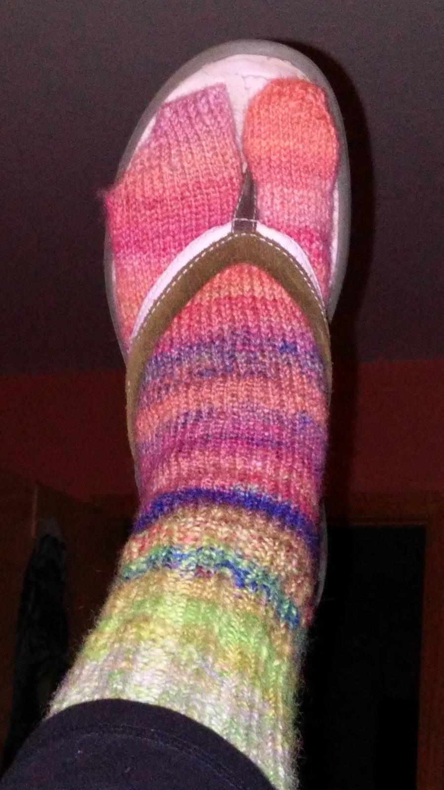 Delighted Hands Flip Flop Socks!