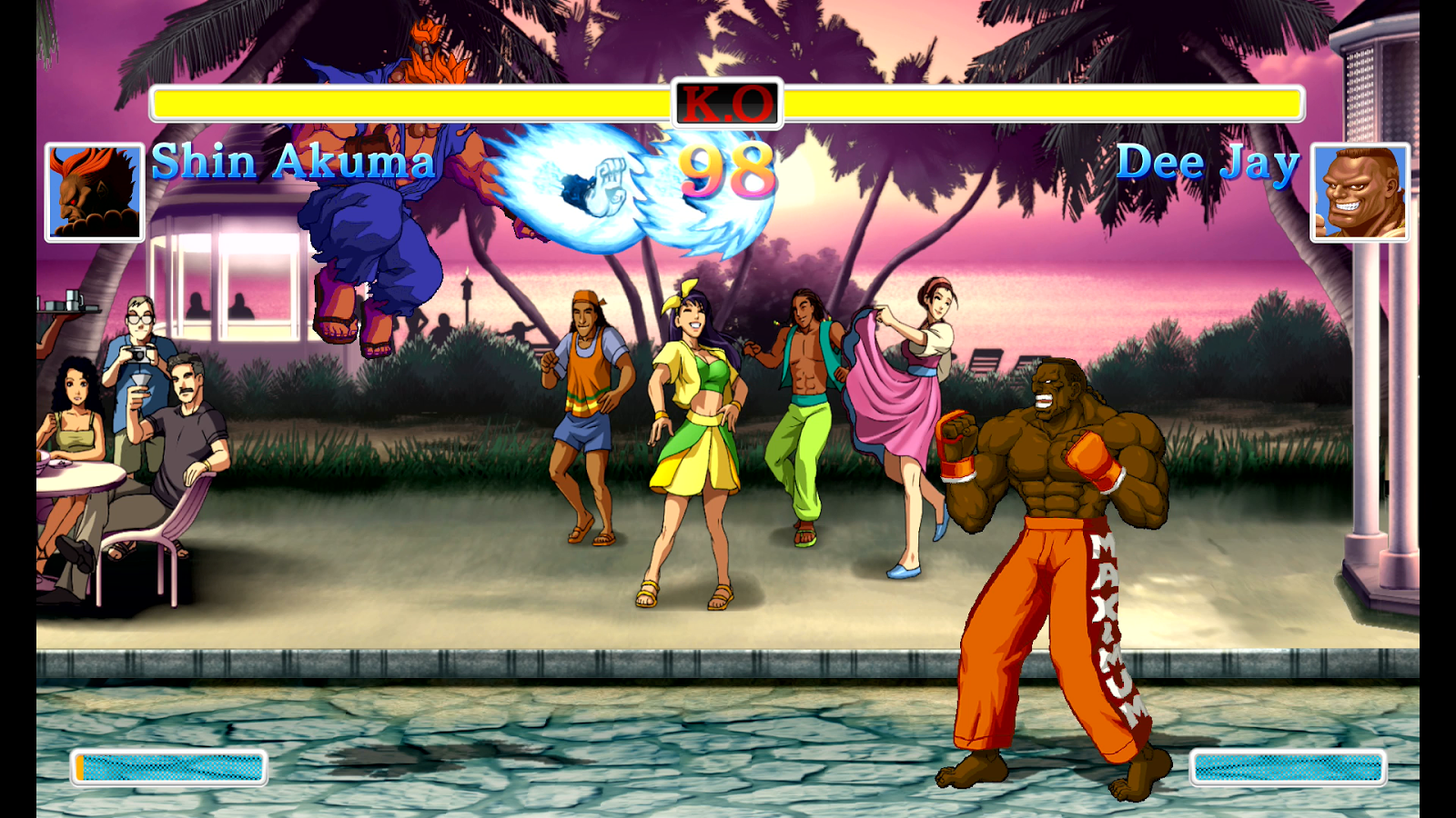 Super Street Fighter II Turbo - Shin Akuma Boss Fight (Arcade
