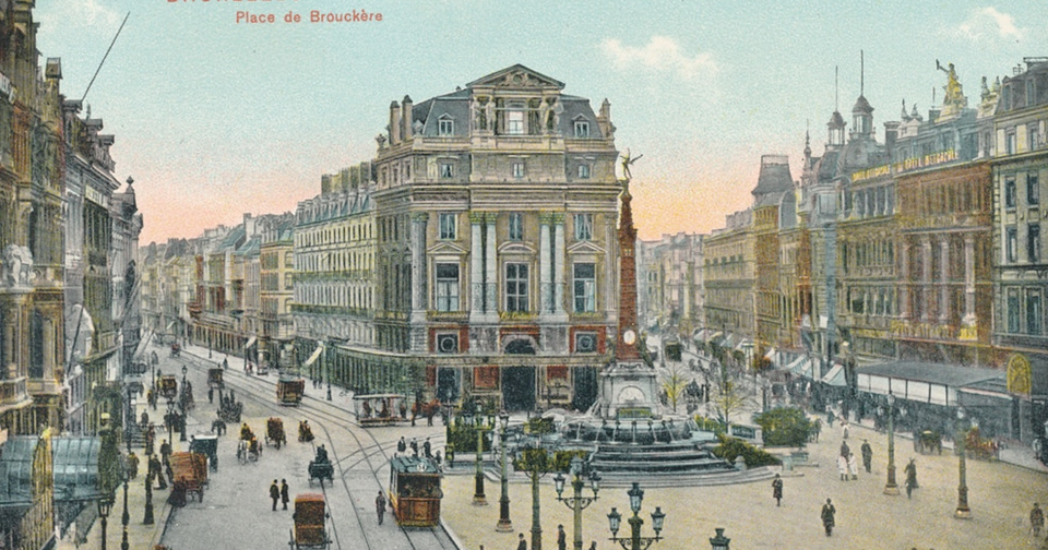 Bruxelles-Bruxellons: Place de Brouckèreavec un brin de 