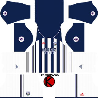 West Bromwich Albion F.C. Kits 2017/2018 - Dream League Soccer