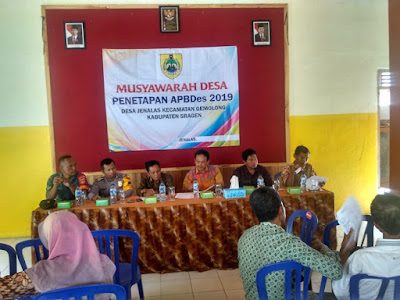 MUSYAWARAH PENETAPAN APBDES DESA JENALAS