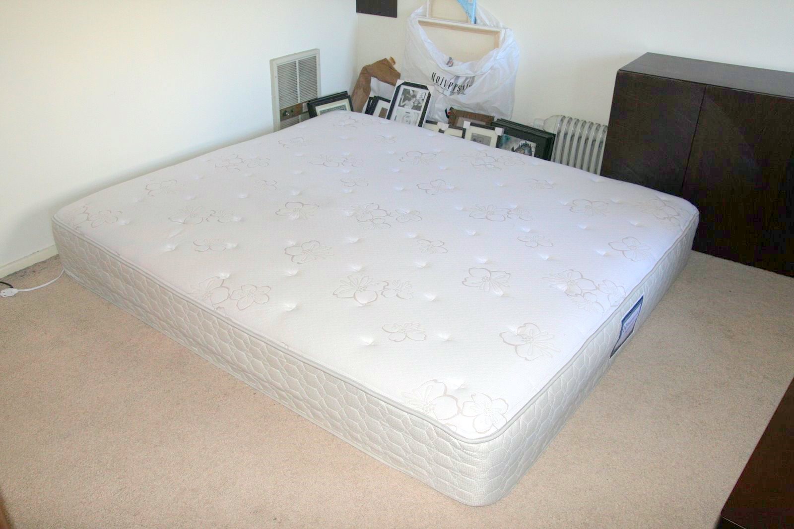 w & l traditional cal king plush mattress