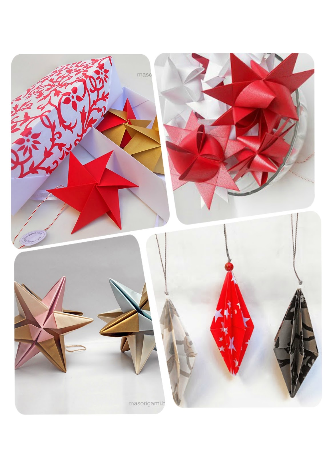 ¡Qué interesante!:el origami en navidad - la cocina facil de lara