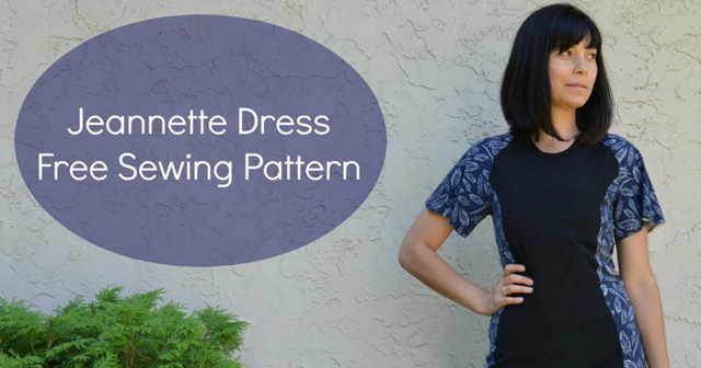 Threading My Way: Showcasing ~ Jeanette Dress Free Sewing Pattern