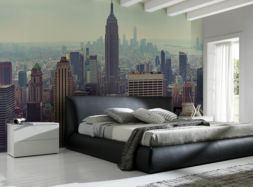 Fototapet New York skyline New York tapet sovrum