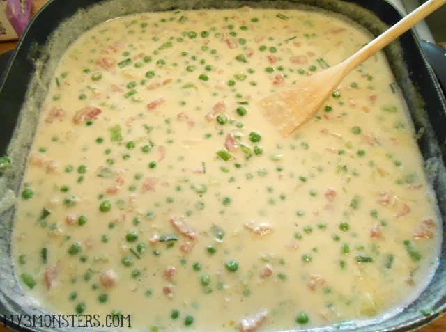 Tortellini with Pancetta & Peas at /