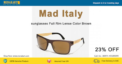 Mad Italy PAPERONE STEEL 01 Square shape unbreakable sunglasses